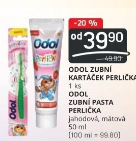 Pasta na zuby dětská Perlička Odol