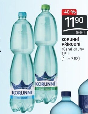 Přírodní voda Korunní