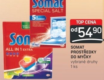 Prostředky do myčky Somat