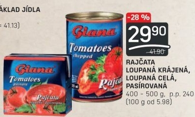 Rajčata loupaná Giana
