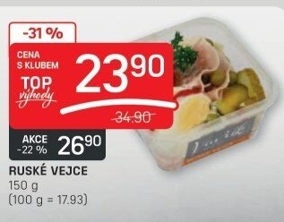 Ruské vejce Lahůdky Vavřík