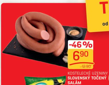 Salám slovenský točený Kostelecké uzeniny