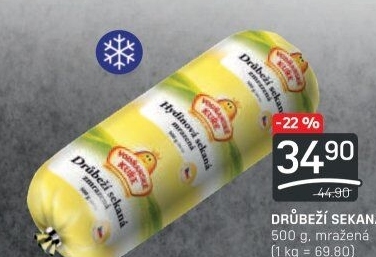 Sekaná drůbeží mražená Vodňanské kuře