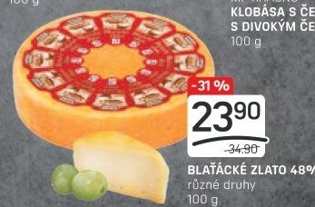 Sýr Blaťácké zlato Madeta