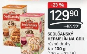 Sýr Hermelín na gril Sedlčanský