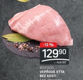 Vepřová kýta bez kosti Bidfood