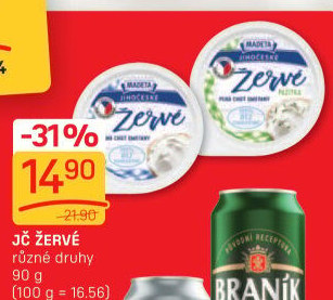 Žervé Jihočeské Madeta