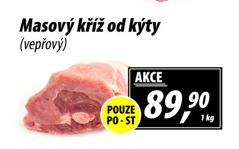 Masový kříž od kýty vepřový