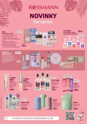akční leták ROSSMANN drogerie 1.7.2024-31.7.2024