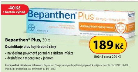 Krém hojivý Bepanthen Plus