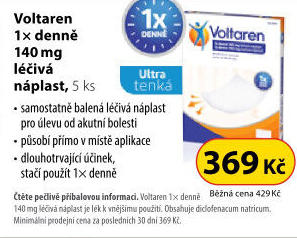Náplasti léčivé Voltaren