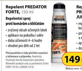 Repelent ve spreji Forte Predator Leroy
