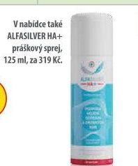 Sprej na rány HA+ AlfaSilver