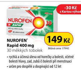 Tablety proti bolesti Nurofen Rapid