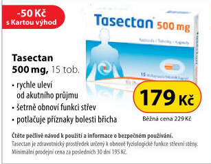 Tobolky proti průjmu Tasectan