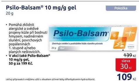 Gel na podrážděnou pokožku Psilo-Balsam