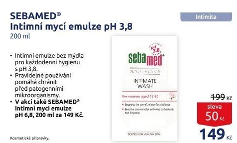 Intimní emulze Sebamed