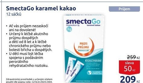 Suspenze proti průjmu Smecta Go