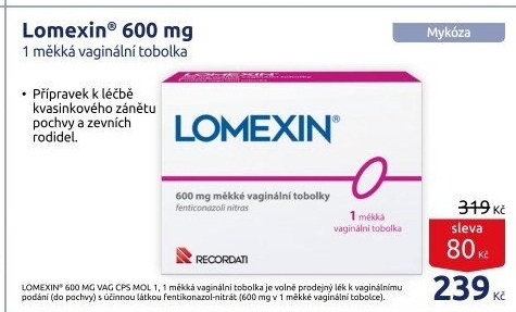 Tobolka vaginální Lomexin