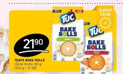 Krekry Bake Rolls Tuc