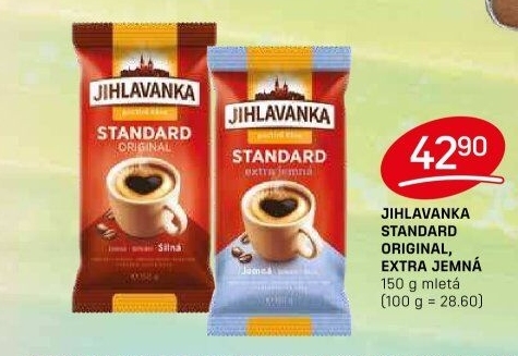 Mletá káva Standard Jihlavanka