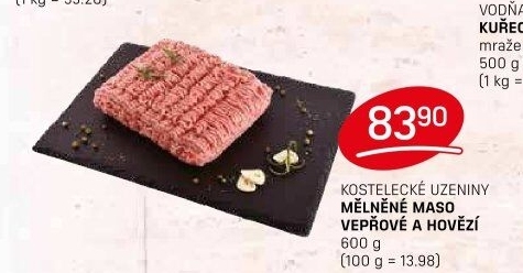 Mleté maso mix Kostelecké uzeniny