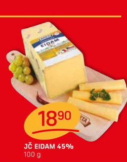 Sýr Eidam Jihočeský 45% Madeta