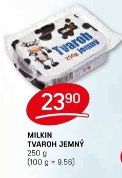 Tvaroh jemný Milkin