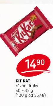 Tyčinka Kit Kat Nestlé