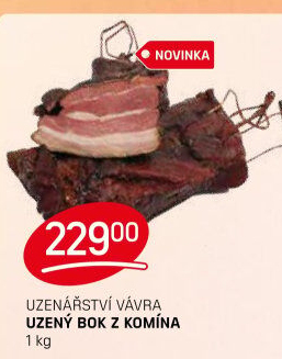 Uzený bok z komína Uzenářství Vávra
