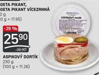 Aspikový dort
