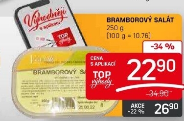 Bramborový salát Lahůdky Vavřík