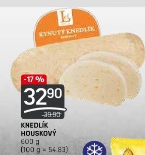 Knedlík houskový kynutý Lef