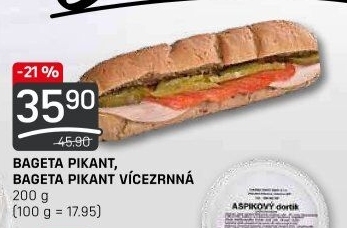 Obložená bageta