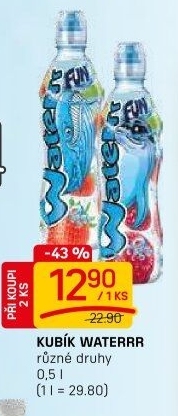Ochucená voda Waterrr Kubík