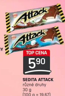Oplatky Attack Sedita