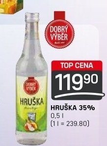 Pálenka Hruška Dobrý Výběr