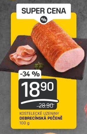 Pečeně debrecínská Kostelecké uzeniny