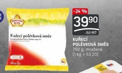 Směs kuřecí polévková mražená
