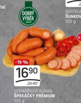 Špekáčky premium Dobrý Výběr