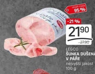 Šunka dušená nejvyšší jakosti LE&amp