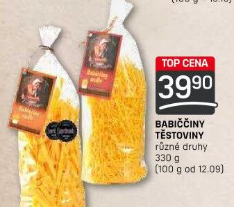 Těstoviny babiččiny Druid
