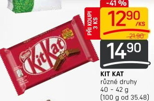 Tyčinka Kit Kat Nestlé