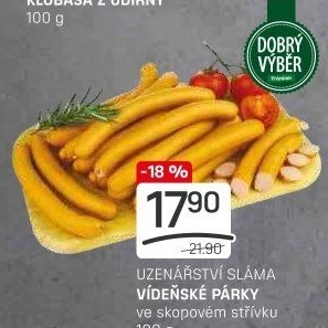 Vídeňské párky Dobrý Výběr