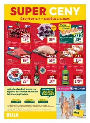 akční leták BILLA 3.7.2024-9.7.2024