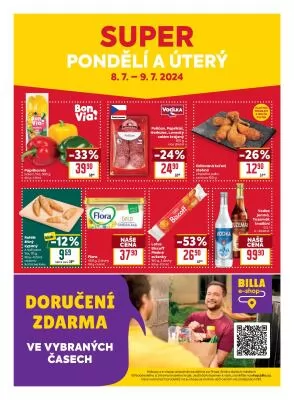 akční leták BILLA 3.7.2024-9.7.2024