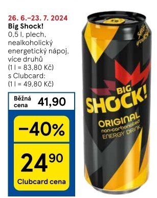 Energetický nápoj Big Shock