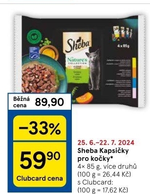Kapsičky pro kočky Sheba