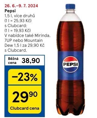 Limonáda Pepsi