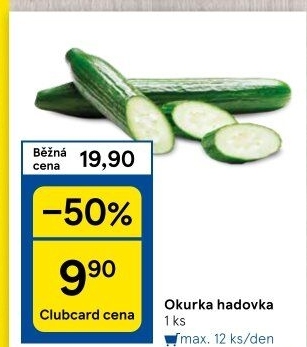 Okurka salátová - hadovka